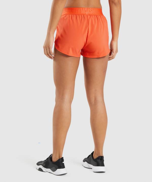 Damske Šortky Gymshark Training Loose Fit Oranžové | BY5291780